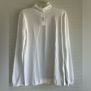 NWT White Topman Turtleneck Long Sleeve